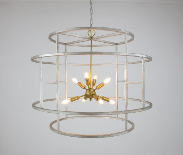 Lilou Silver & Gold Chandelier - Image 4