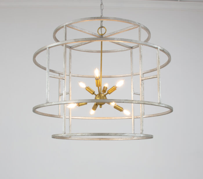 Lilou Silver & Gold Chandelier - Image 5