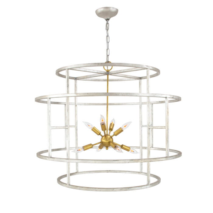 Lilou Silver & Gold Chandelier