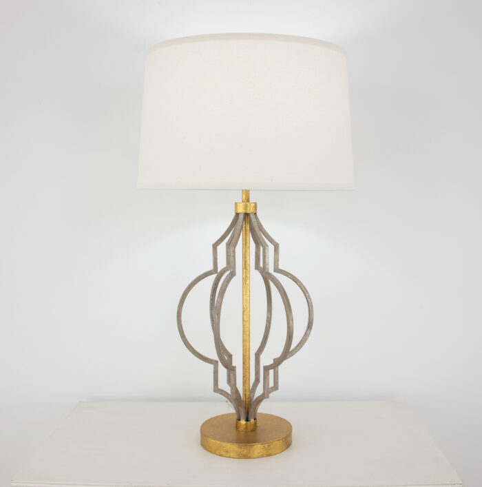 Luna Champagne & Gold Table Lamp - Image 2