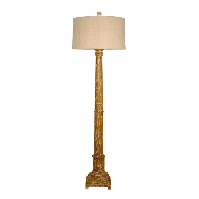 Maisie Solid Wood Floor Lamp