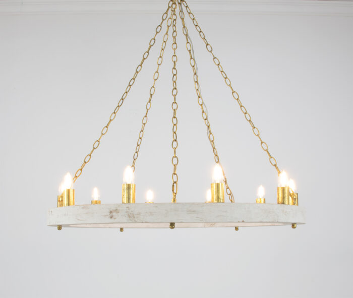 Malo White & Gold Chandelier - Image 4