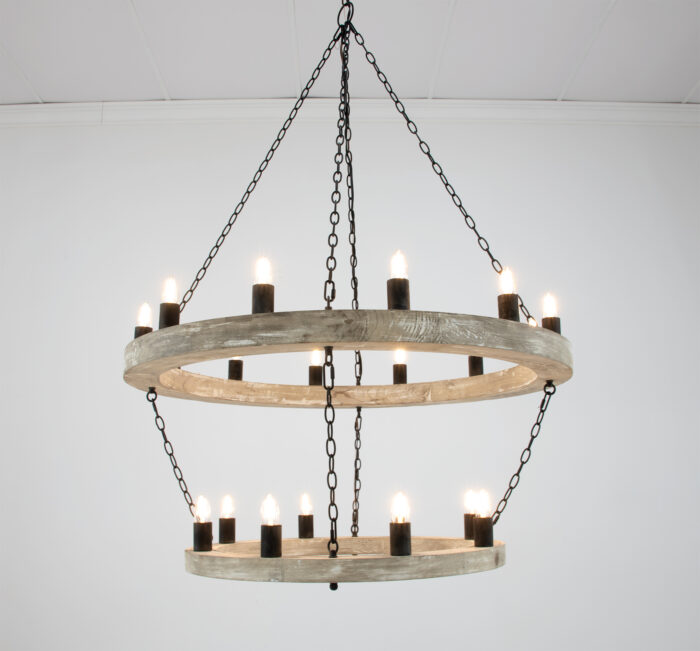 Maloz Natural Oak Chandelier - Image 4