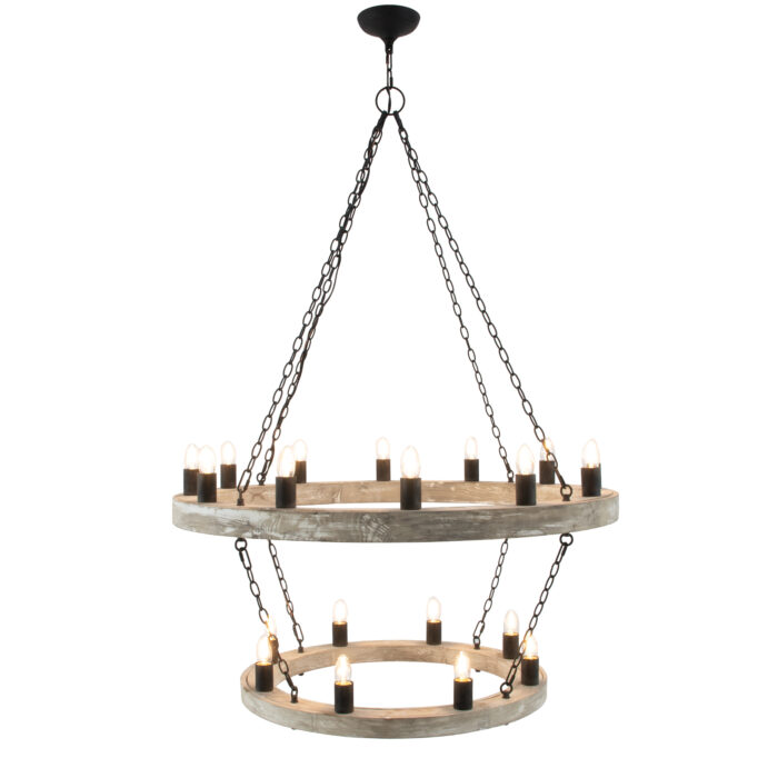 Maloz Natural Oak Chandelier