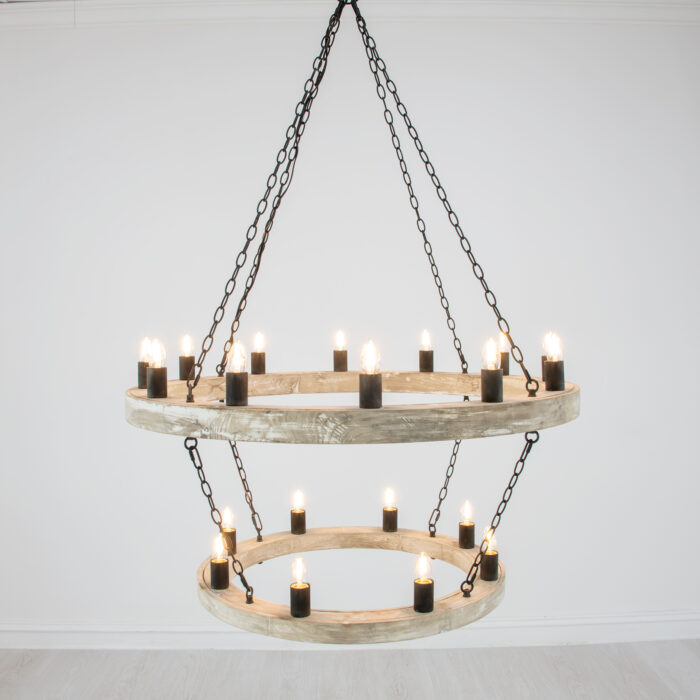 Maloz Natural Oak Chandelier - Image 8