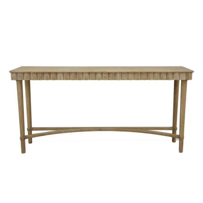 Mano Oak Wood Console Table