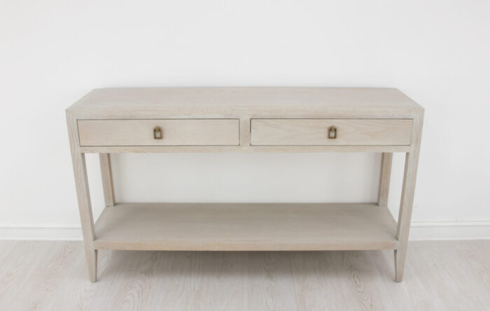 Maribel Light Oak Console Table - Image 4