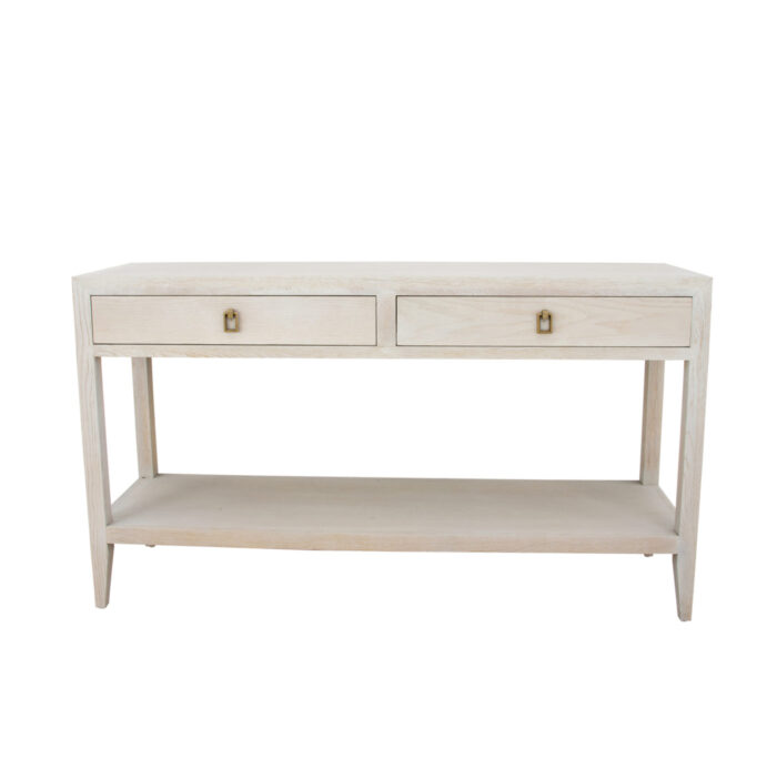 Maribel Light Oak Console Table