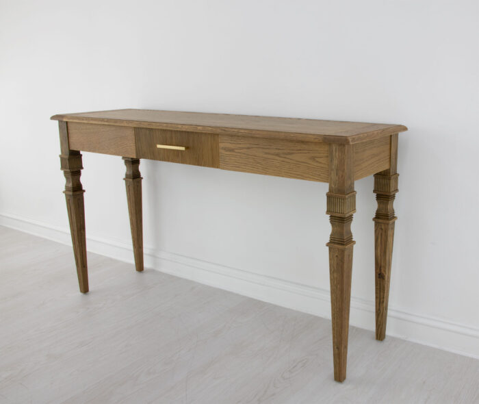 Mason Raw Oak Console Table - Image 2