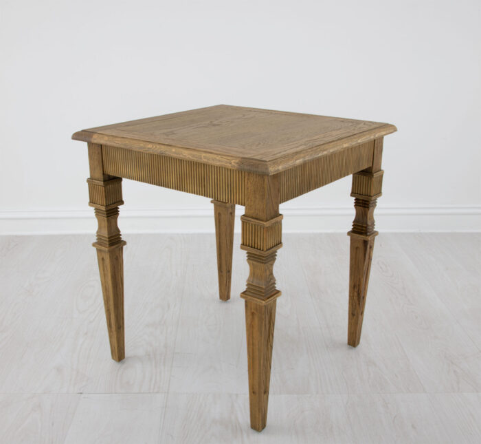 Mason Raw Oak Side Table - Image 3