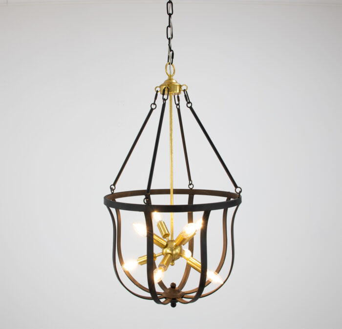 Maxim Black & Gold Chandelier - Image 3