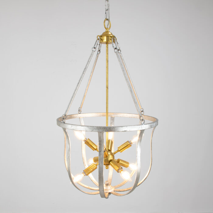 Maxim Silver & Gold Chandelier - Image 5