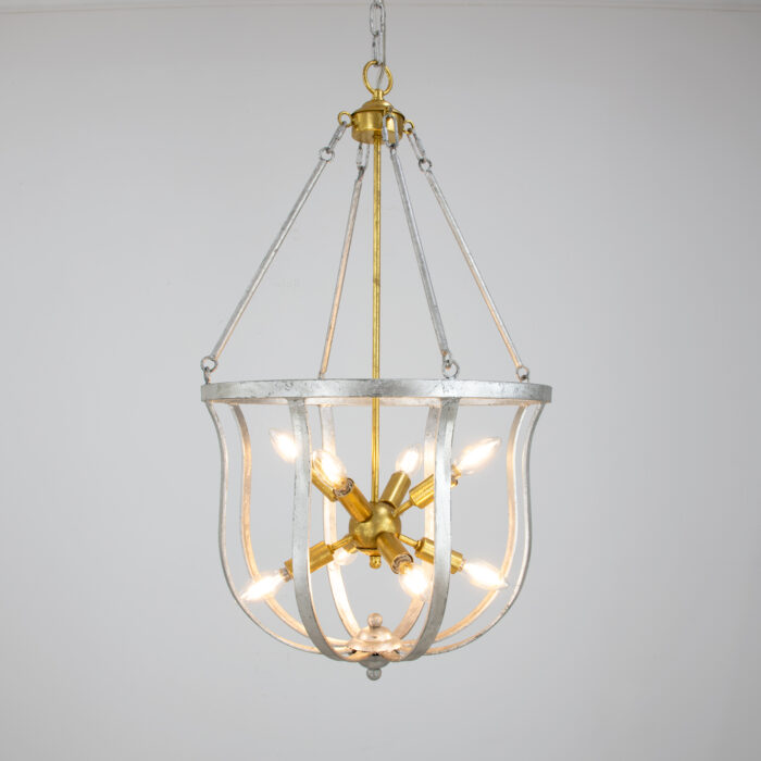 Maxim Silver & Gold Chandelier - Image 2