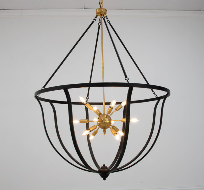 Maxime Black & Gold Chandelier - Image 5