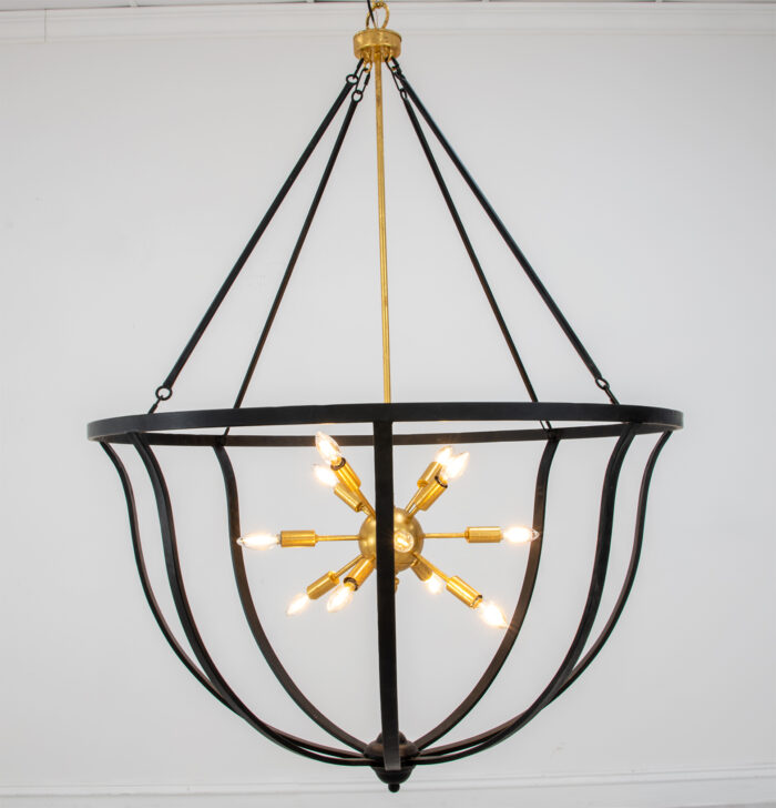 Maxime Black & Gold Chandelier - Image 4