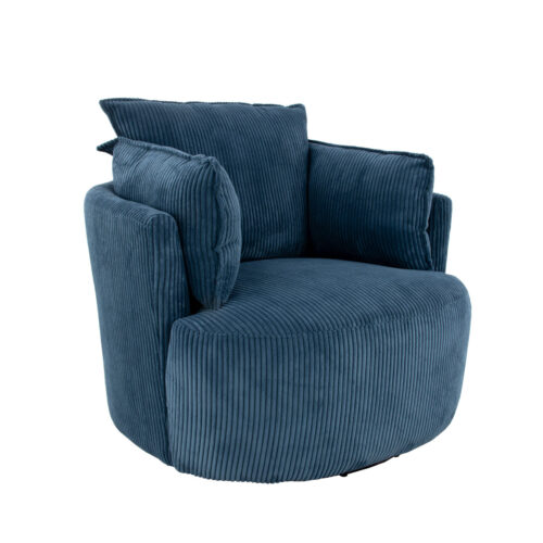 Maya Swivel Chair Navy- Celline Home