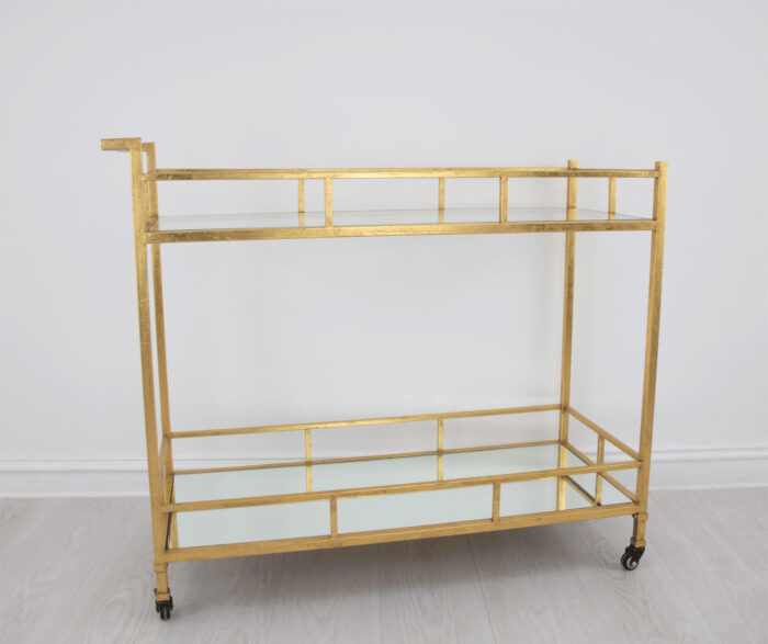 Melody Gold Serving Cart - Image 2