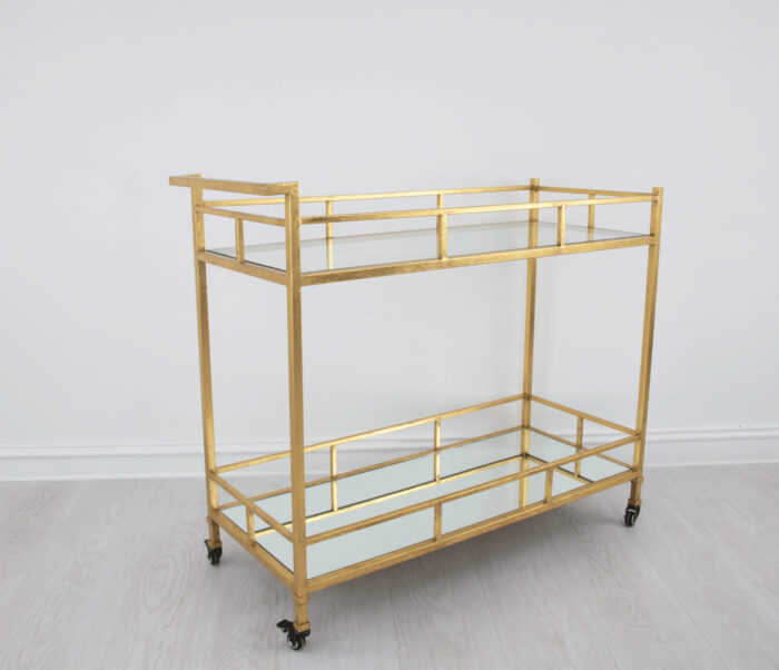 Melody Gold Serving Cart - Image 3