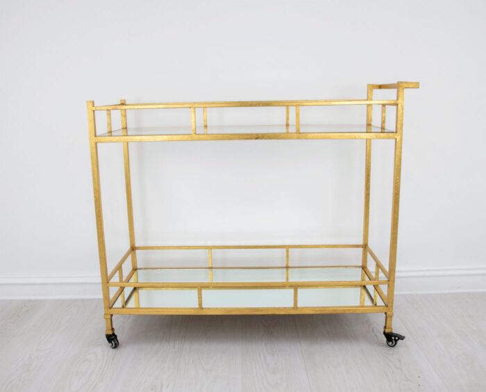 Melody Gold Serving Cart - Image 4