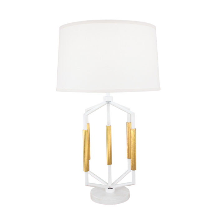 Mura White & Gold Table Lamp