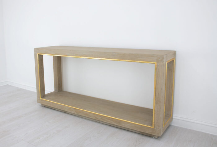 Odetta Natural Oak Console Table - Image 2