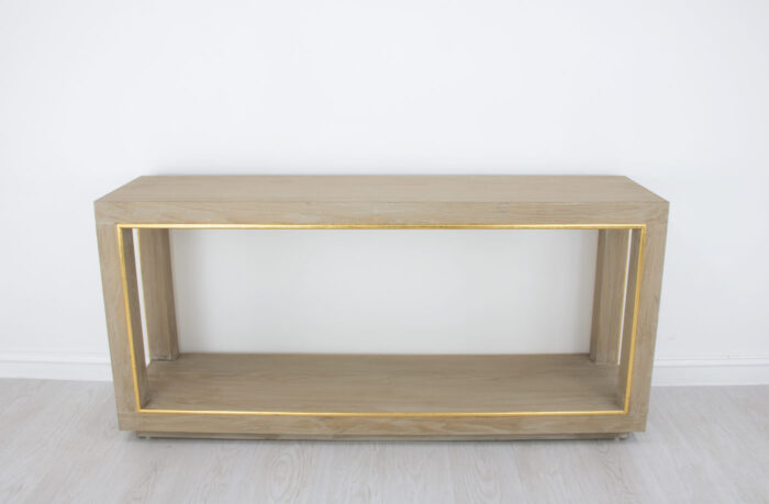 Odetta Natural Oak Console Table - Image 4