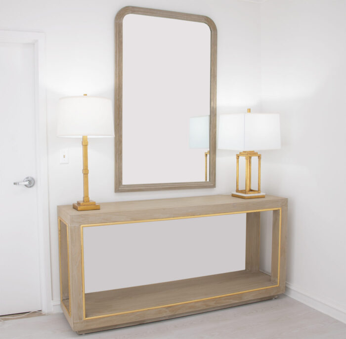 Odetta Natural Oak Console Table - Image 5