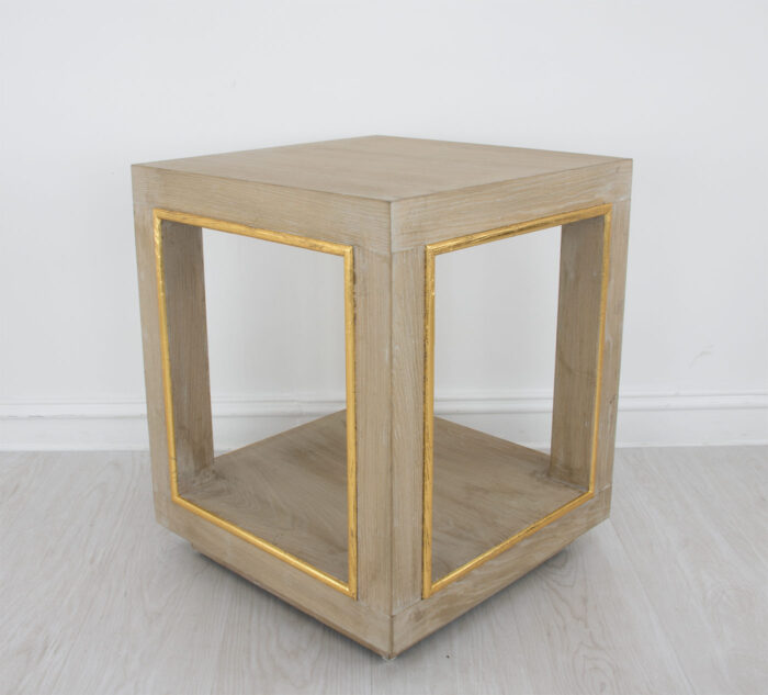 Odetta Natural Oak Side Table - Image 4