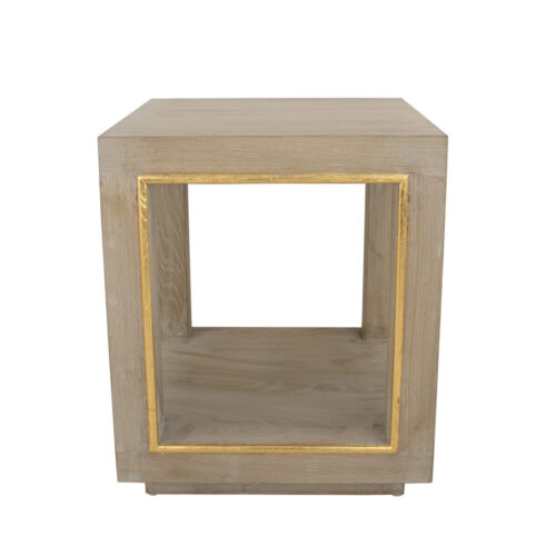 Odetta Natural Oak Side Table- Celline Home