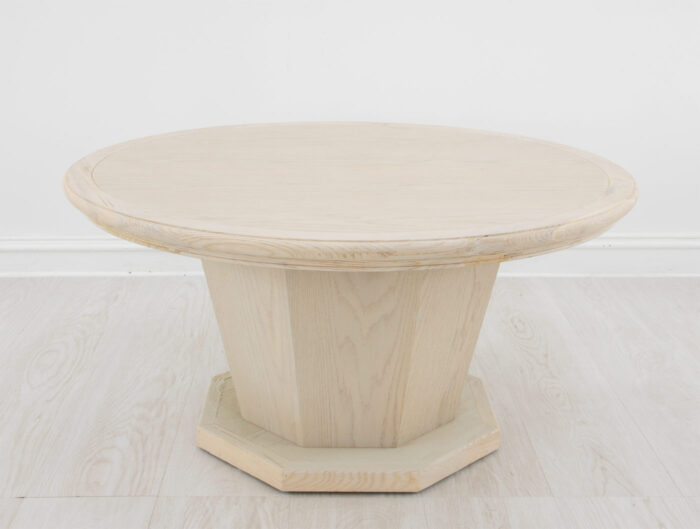 Olivia Oak Round Coffee Table - Image 4