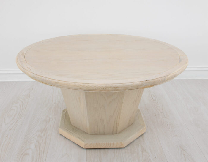 Olivia Oak Round Coffee Table - Image 5