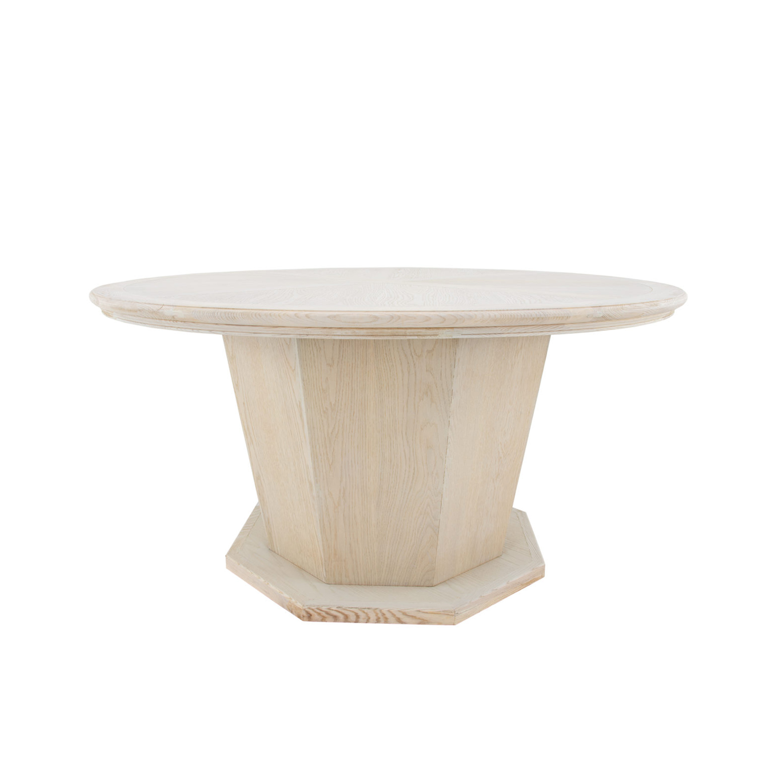 Olivia Oak Round Dining Table- Celline Home