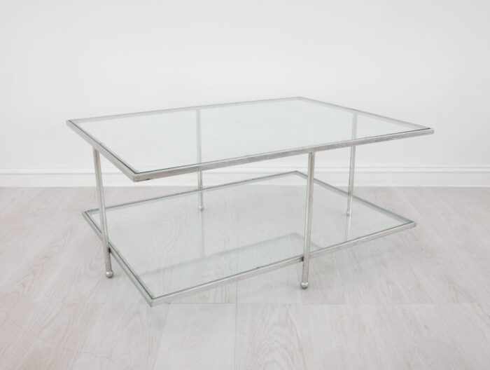 Romana Silver 2 Shelves Coffee Table - Image 2