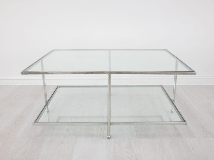 Romana Silver 2 Shelves Coffee Table - Image 3