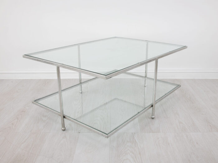 Romana Silver 2 Shelves Coffee Table - Image 5