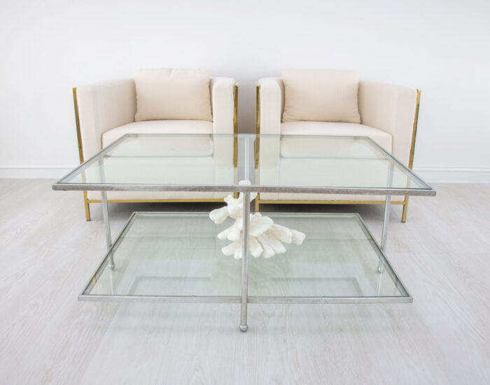 Romana Silver 2 Shelves Coffee Table - Image 7