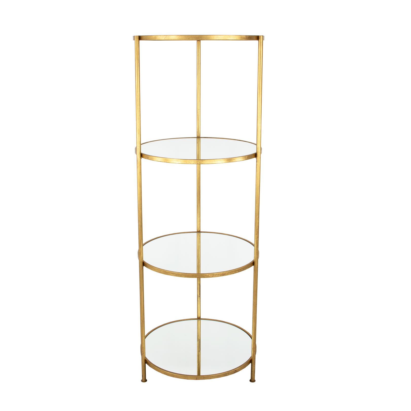 Ruby Round Gold Shelf- Celline Home