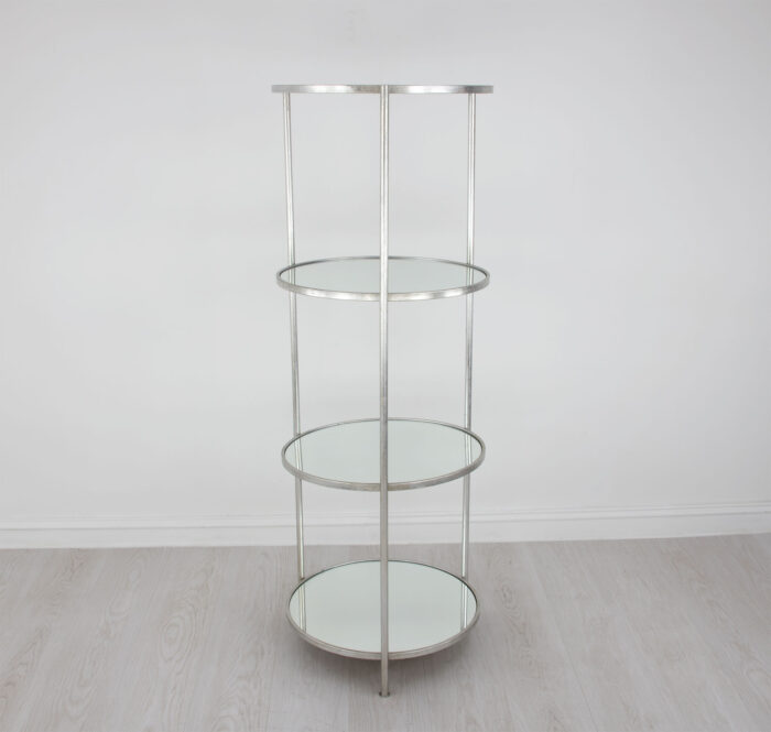 Ruby Round Silver Shelf - Image 2