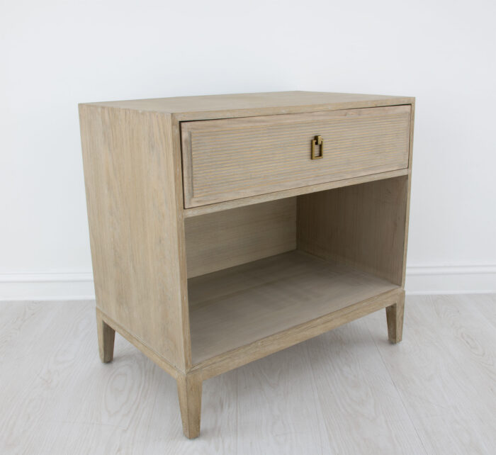 Sage Oak Wood Nightstand - Image 2