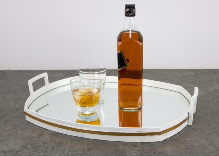 Santiago White and Gold Tray - Image 5