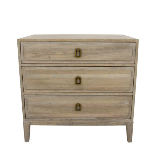 Selma Natural Oak Nightstand- Celline Home