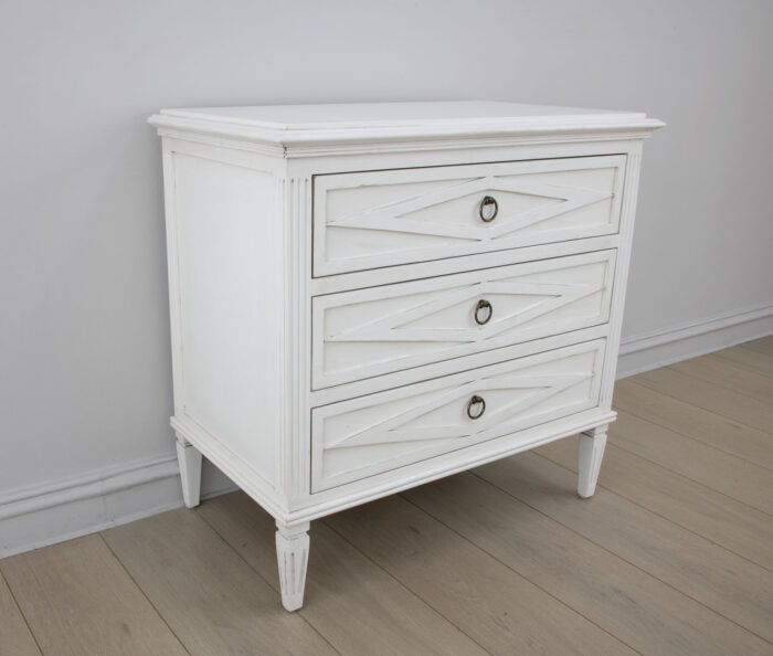 Sofia White Small Accent Table - Image 2