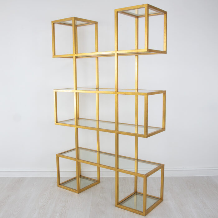 Soho Gold Box Cube Shelf - Image 2