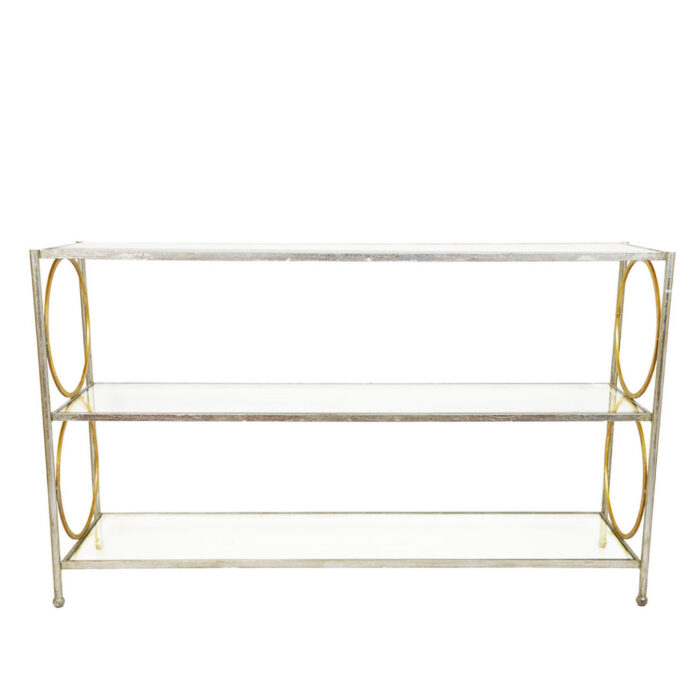 Sunny Silver and Gold Console Table