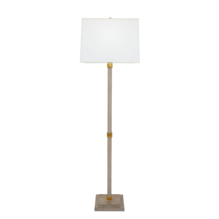 Swist Champagne & Gold Floor Lamp