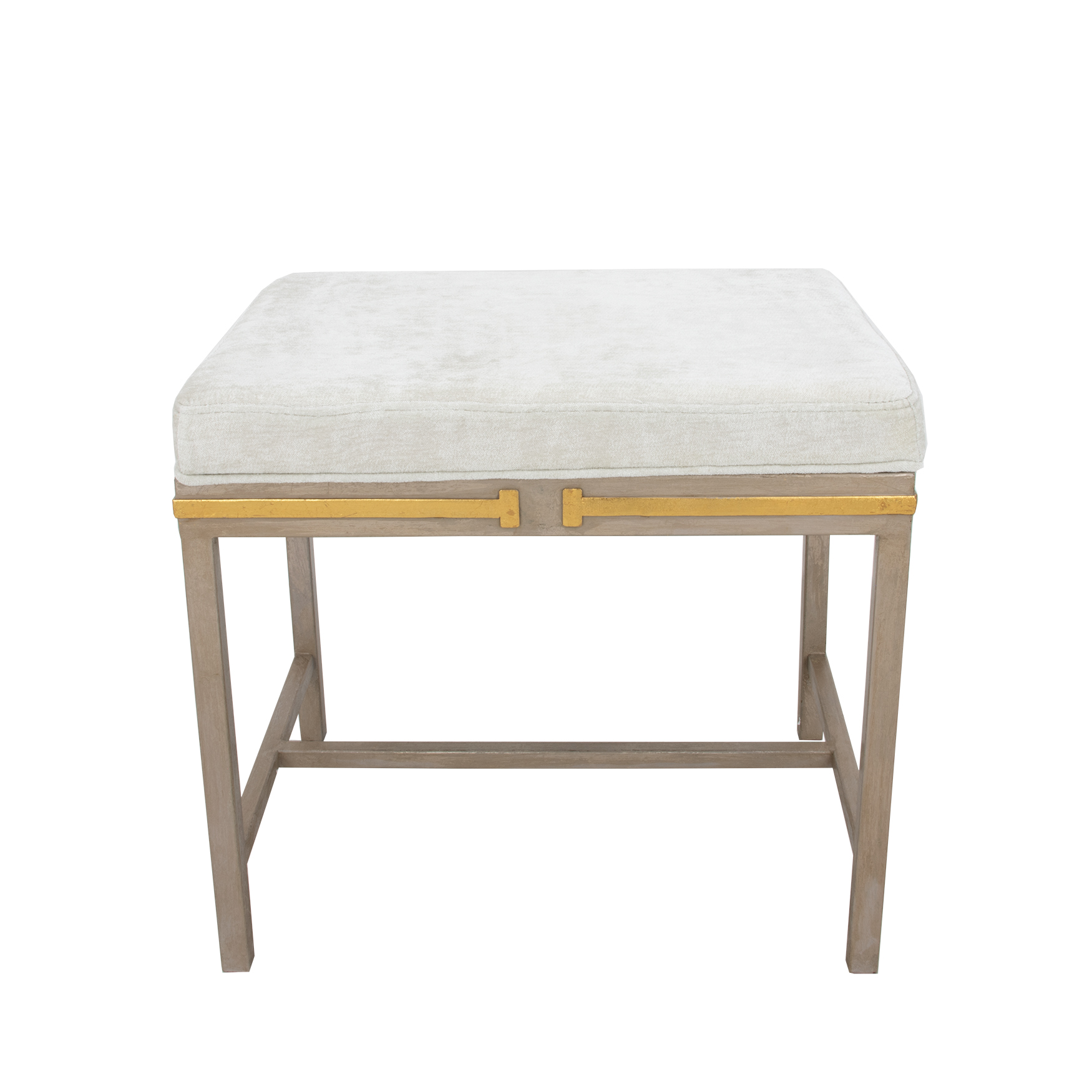 Tiffany Champagne & Gold Bench- Celline Home