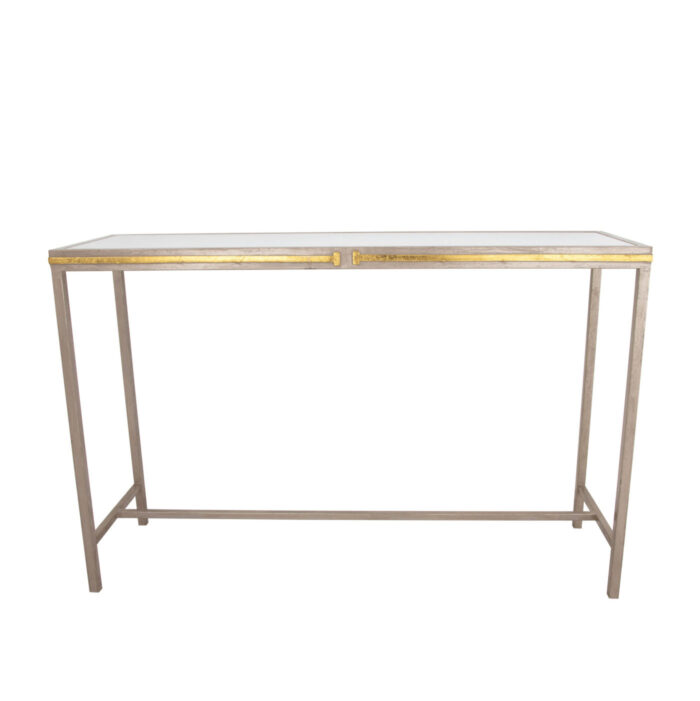 Tiffany Champagne & Gold Console Table- Celline Home