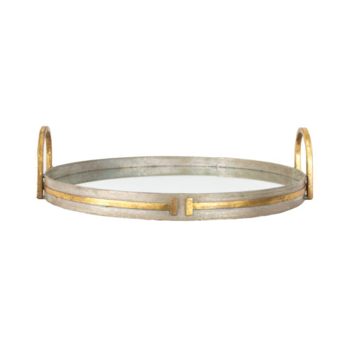 Tiffany Champagne & Gold Tray- Celline Home