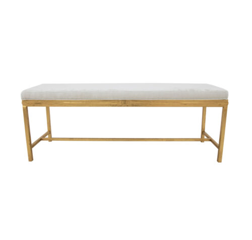 Tiffany Gold Long Bench- Celline Home