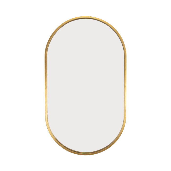 Tuma Gold Oval Wall Mirror- Celline Home